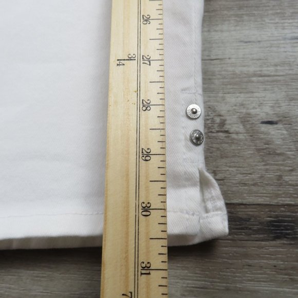 Gloria Vanderbilt* Women's Soft Touch Classic Rise Vintage White Capri Size~ 16P - Picture 14 of 16